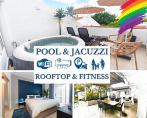 VIP Bungalow PAMRO - Private Jacuzzi - Fitness Area - Free Wifi - Air conditioner - Pool - Modern & Comfortable - SunnyGolf